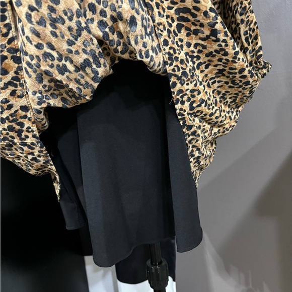 Zara long sleeve leopard babydoll dress - Picture 9 of 14